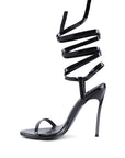 SMACKER STILETTO LACE UP SANDAL