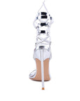 SMACKER STILETTO LACE UP SANDAL