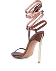SMACKER STILETTO LACE UP SANDAL