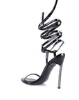 SMACKER STILETTO LACE UP SANDAL