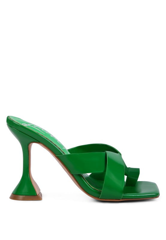 Snatched Intertwined Toe Ring Sandal