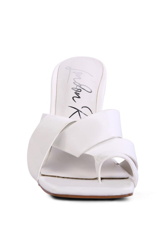 Snatched Intertwined Toe Ring Sandal