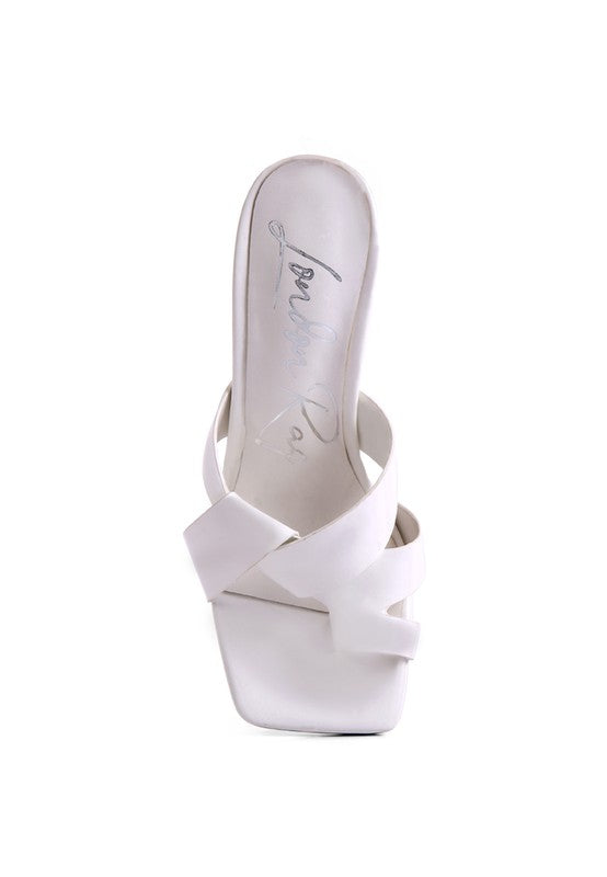 Snatched Intertwined Toe Ring Sandal